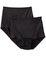 Bali Women's Shapewear Brief with Lace Firm Control 2-Pack
