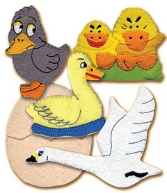 Childrens Toyshop  Toys : FingerTale Puppets - The Ugly Duckling