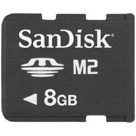 Sandisk 8GB M2 Memory Stick Micro (SDMSM2-008G-K, Bulk Package)