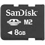 Sandisk 8GB M2 Memory Stick Micro (SDMSM2-008G-K, Bulk Package)
