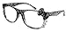 FancyG® Cute Fashion Glass Frame Eyewear with Bow Tie Cat Eyes Whiskers NO LENS