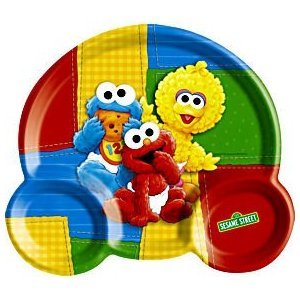 Sesame Street 1st Birthday Kid Plate