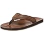 Duck Head Men's Randall Thong Sandal,Dark Tan,9 M US