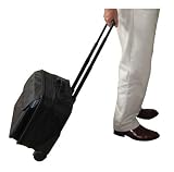GEM Laptop Roller Case with Overnight / Briefcase Section for Acer Aspire One A150-Ab Netbook - Why carry two shoulder bags when you can roll one?