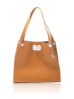 Luisa Vannini Bolso asa al hombro Tote (Marrón)