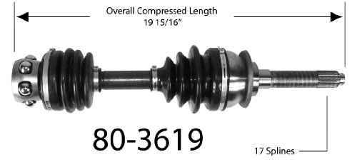 Empi 80-3619 CV Joint Half-Shaft Assembly On Sale