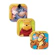 Pooh's Together Times 7" Square Dessert Plates (8 count) Child