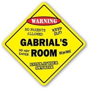 GABRIAL'S ROOM Sticker Sign kids bedroom decor door children's name boy girl gift - Sticker Graphic - Auto, Wall, Laptop, Cell