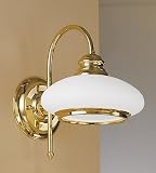 WINDSOR:Wandleuchte,Made in Italy,24 Karat Gold Veredelung