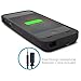 iPhone 5S Battery Case, Lenmar Meridian 2300 mAh MFI Approved [Slim] [Extended Battery Charger] [100% Additional Battery Life], Black