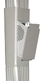Downspout Filter, Slim Line, 3x4, Low Gloss White