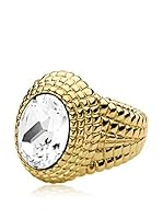 Dyrberg/Kern Anillo Crystal (Dorado / Transparente)