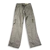 Jade - Girls Low Rise Cargo Pant, Olive