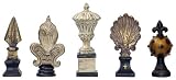 Review Sterling Industries  / SI 4-73ABCDE Collection/5 Library Finials