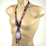 AUBURN TIGERS NCAA LANYARD TICKET HOLDER KEYCHAIN!