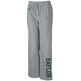 adidas Baylor Bears Ladies Ash Word Plus Fleece Pants