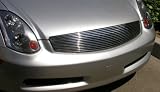 03-06 Infiniti G35 Coupe Polished Aluminum Bumper Billet Grilles