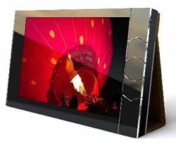 Digital Spectrum The Album AL7-BKSLTN 7" Portable Digital Photo Gallery (Black/Silver/Tan)