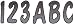Hardline Products SIBKG200 Silver/Black Number Factory Matched Registration Kit