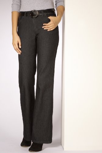 Per Una Roma Bootleg Jeans with Oval Buckle Belt