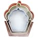 Set of 3 Cupcake shaped cookie cutters
