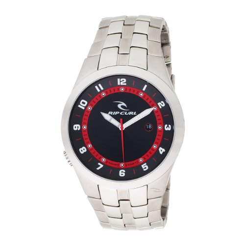 Rip Curl Mens A2373-BLK Beacon Stainless Steel Black Watch