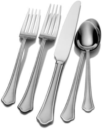 Pfaltzgraff Capri Frost 53-Piece Flatware Set, Service for 8 by Syratech Domestic