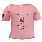 Majestic Cleveland Indians Pink Infant My First T-shirt