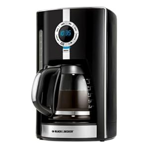 Black & Decker CM1650B 975-Watt 12-Cup Programmable Coffeemaker with Brew Strength Selector