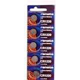 CR1220 Renata Watch Batteries 5Pcs