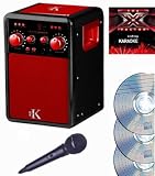 from Easy Karaoke X Factor Karaoke EKG11 Party Pack Version, CD Player + Karaoke Machine + karaoke microphone + Graphics CD G+ (Connect to a TV) - Red / Black - Over 30 songs included Model X Factor EKG11 Party Pack