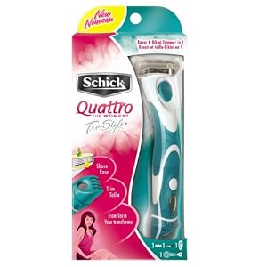 Schick Quattro For Women Trimstyle Razor & Bikini Trimmer 41nk1xuQcrL. SL500 AA300 Schick Quattro For Women Trimstyle Razor & Bikini Trimmer