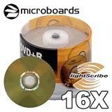 Microboards LightScribe Recordable/Printable DVD+R 16X