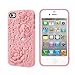 SwitchEasy SW-BLO4S-P Avant-garde Hard Case for iPhone 4 & 4S - 1 Pack - Case - Retail Packaging - Blossom - Pink