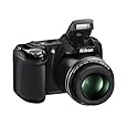 Nikon Coolpix L330 Compact Digital Camera - Black (20.2MP, 26x Optical Zoom) 3.0 inch LCD
