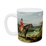 John Levett hunting in the Park at Wychnor, Staffordshire, 1814-18 (oil on canvas) by James Ward - Mug - Standard Size