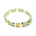 green chinese jade charm bracelet