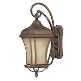 Savoy House 5-3801-ES-40 Realto ES Energy Smart 1 Light Outdoor Wall Light in Walnut Patina with Tuscan Glass glass
