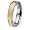 Chisel 14k Gold Inlaid Polished Titanium Ring (5.0 mm) With Ring Box - Size 6.0