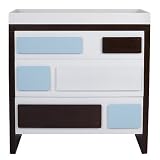 DwellStudio for Target  Soho Combo Changing Table - Walnut/ Blue