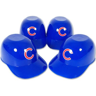 CHICAGO CUBS MINI BATTING HELMET ICE CREAM SNACK BOWLS 4 PK