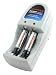 UniRoss X-Press Mini Battery Charger inc 2 x AAA 700 mAh OKhargeable Batteries