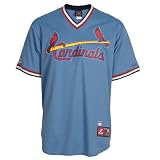 Ozzie Smith #1 Cardinals Cooperstown Replica Jersey (XX-Large)