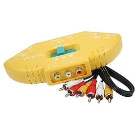 Buy 3 Way AV RCA Switch Splitter now!