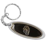NCAA Oakland Grizzlies Domed Oval Keychain