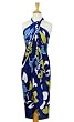 HAWAIIAN SARONG BLUES W/ YELLOWS