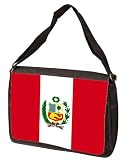 Peru Flag Messenger Bag - Shoulder Bag - Laptop Bag