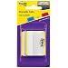 Post-it Tabs with On-the-Go Dispenser, 2-Inch Solid, Yellow, 25-Tabs/Dispenser, 2-Dispensers/Pack