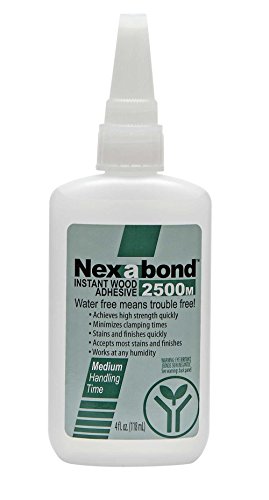 Nexabond 2500M Wood Adhesive, Medium Handling Time, 4 oz.