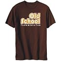 T-Shirt Mens Brown " OLD SCHOOL Turkmenistan " Countries